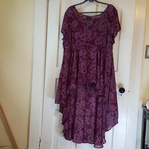 Torrid Chiffon Hi Low Top